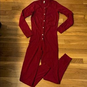 American Apparel Henley Union Suit